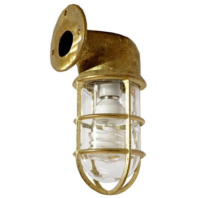 Harbour Outdoor Wall Light 1Lt Solid Brass
