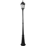 Junction Single Post Light Medium 1Lt Antique Black