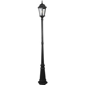 Junction Single Post Light Medium 1Lt Antique Black