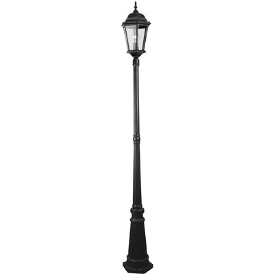 Junction Single Post Light Medium 1Lt Antique Black