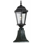 Junction Pillar Mount Light Small 1Lt Antique Black