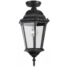 Junction Under Eave Light Medium 1Lt Antique Black