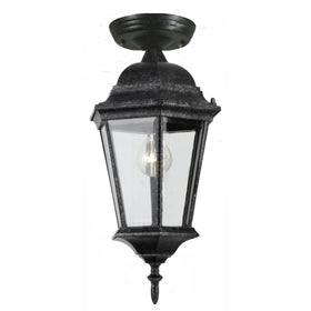 Junction Under Eave Light Small 1Lt Antique Black