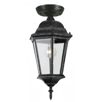 Junction Under Eave Light Small 1Lt Antique Black