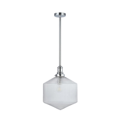 JEFFERSON SINGLE 1LT CHROME - PENDANT