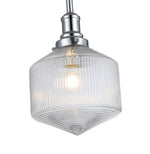 JEFFERSON SINGLE 1LT CHROME - PENDANT