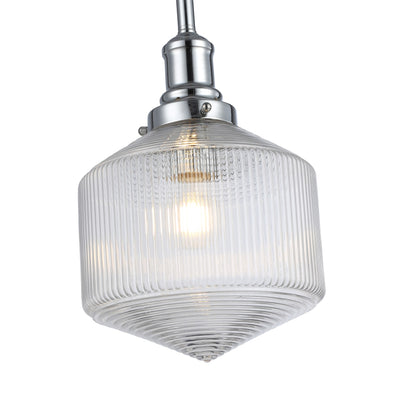 JEFFERSON SINGLE 1LT CHROME - PENDANT