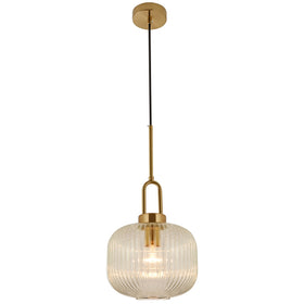 MAIN SINGLE 1LT SATIN BRASS - PENDANT with beautiful design by Lode Lighting