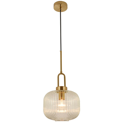 MAIN SINGLE 1LT SATIN BRASS - PENDANT with beautiful design by Lode Lighting