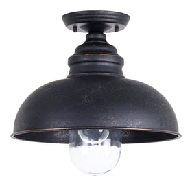 Parkway Ceiling Light E27 in Antique Bronze