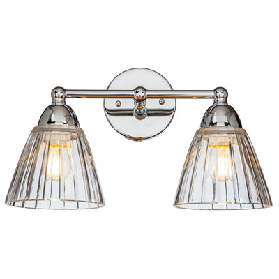 Summit Indoor Wall Light 2Lt Chrome