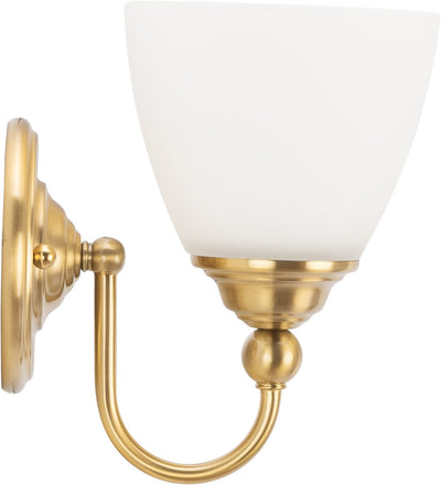Nova 1 Light Wall Bracket Satin Brass