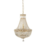 Classique Small 40cm 5 Light Basket Crystal Glass Chandelier by Lode Lighting