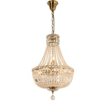 Classique Small 40cm 5 Light Basket Crystal Glass Chandelier by Lode Lighting