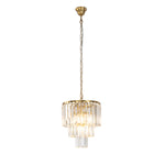 Celestial 29cm 4 Light 3 Tier Crystal Glass Chandelier by Lode Lighting