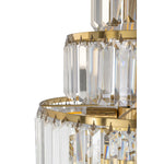 Celestial 39cm 9 Light 6 Tier Crystal Glass Chandelier by Lode Lighting