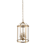 Manor Large 4Lt Pendant Light Satin Brass by Lode Lighting