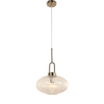 Cape 1 Light Pendant Brushed by Lode Lighting