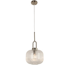 Main Pendant White Cord Brushed by Lode Lighting