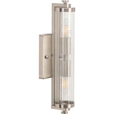 Rockford 2 Light Wall Light Brushed by Lode Lighting