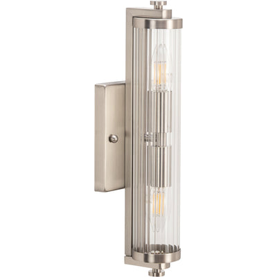 Rockford 2 Light Wall Light Brushed by Lode Lighting