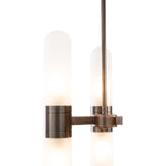 Hepburn 6 Light 3 Arm Pendant Antique Brass