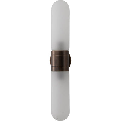 Hepburn Wall Light Antique Brass