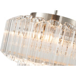 Calista Small 32cm 4 Light 2 Tier Chandelier Brushed by Lode Lighting