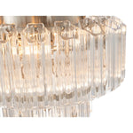 Calista Small 32cm 4 Light 2 Tier Chandelier Brushed by Lode Lighting