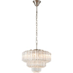Calista Medium 42cm 5 Light 3 Tier Chandelier Brushed by Lode Lighting