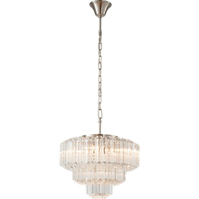Calista Medium 42cm 5 Light 3 Tier Chandelier Brushed by Lode Lighting