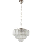 Calista Medium 42cm 5 Light 3 Tier Chandelier Brushed by Lode Lighting