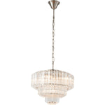 Calista Medium 42cm 5 Light 3 Tier Chandelier Brushed by Lode Lighting
