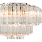 Calista Medium 42cm 5 Light 3 Tier Chandelier Brushed by Lode Lighting