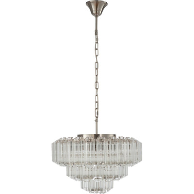 Calista Large 50cm 7 Light 3 Tier Chandelier Brushed by Lode Lighting