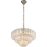 Calista Large 50cm 7 Light 3 Tier Chandelier Brushed by Lode Lighting