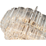 Calista Large 50cm 7 Light 3 Tier Chandelier Brushed by Lode Lighting