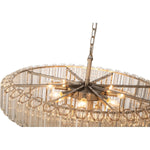 Calista Extra Large 85cm 12 Light 5 Tier Chandelier, Brushed by Lode Lighting
