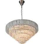 Calista Extra Large 85cm 12 Light 5 Tier Chandelier, Brushed by Lode Lighting