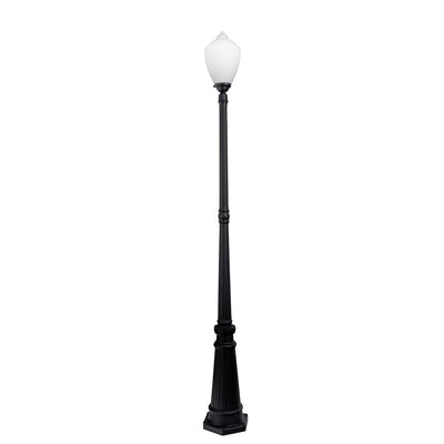 Newry Large Standard Outdoor Garden Post Light Matte by Lode Lighting