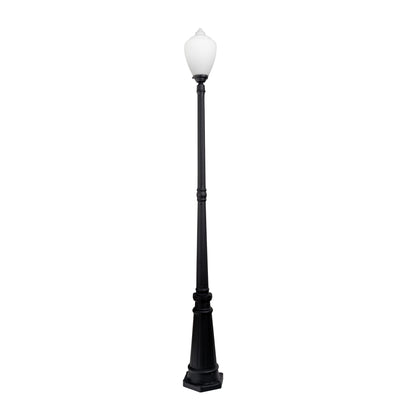 Newry Large Standard Outdoor Garden Post Light Matte by Lode Lighting