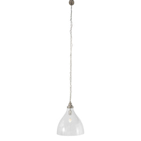 Keys Chain Pendant Large Brushed Clear by Lode Lighting
