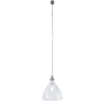 Keys Chain Pendant Large Brushed Clear by Lode Lighting