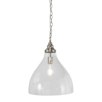 Keys Chain Pendant Large Brushed Clear by Lode Lighting