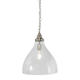 Keys Chain Pendant Large Brushed Clear by Lode Lighting