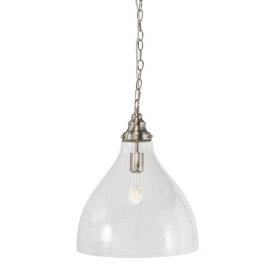 Keys Chain Pendant Large Brushed Clear by Lode Lighting