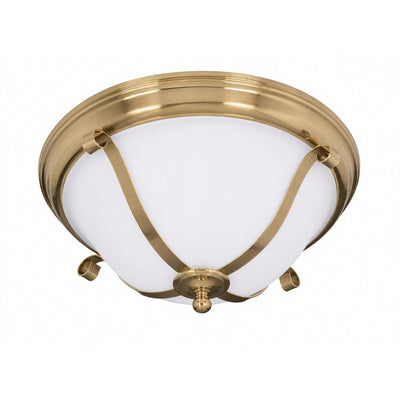 Dallas 3 Light Oyster Satin Brass by Lode Lighting