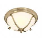 Dallas 3 Light Oyster Satin Brass by Lode Lighting