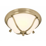 Dallas 3 Light Oyster Satin Brass by Lode Lighting