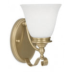 Dallas Wall Light Satin Brass by Lode Lighting